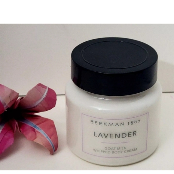 BEEKMAN 1802 LAVENDER GOAT MILK WHIPPED BODY CREAM 8 fl oz - Picture 3 of 7